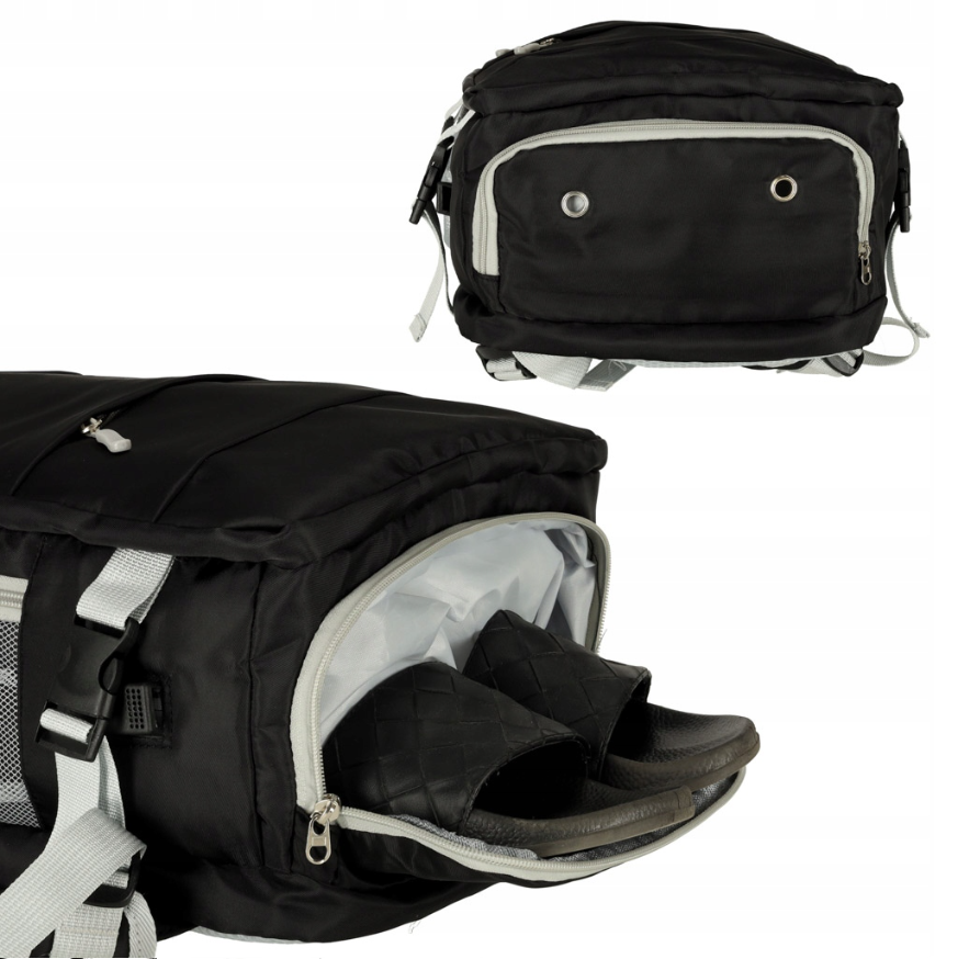 cestovný batoh do lietadla s USB portom